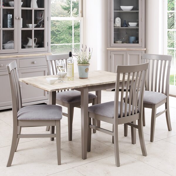 Three Posts Bayou Folding Dining Set With 4 Chairs & Reviews | Wayfair ...